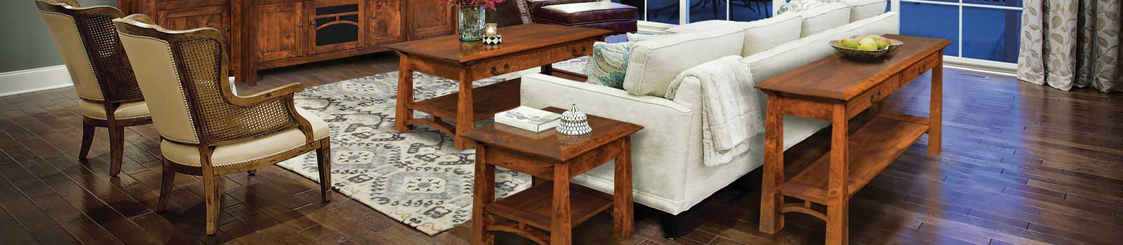 amish living room furniture closeout price
