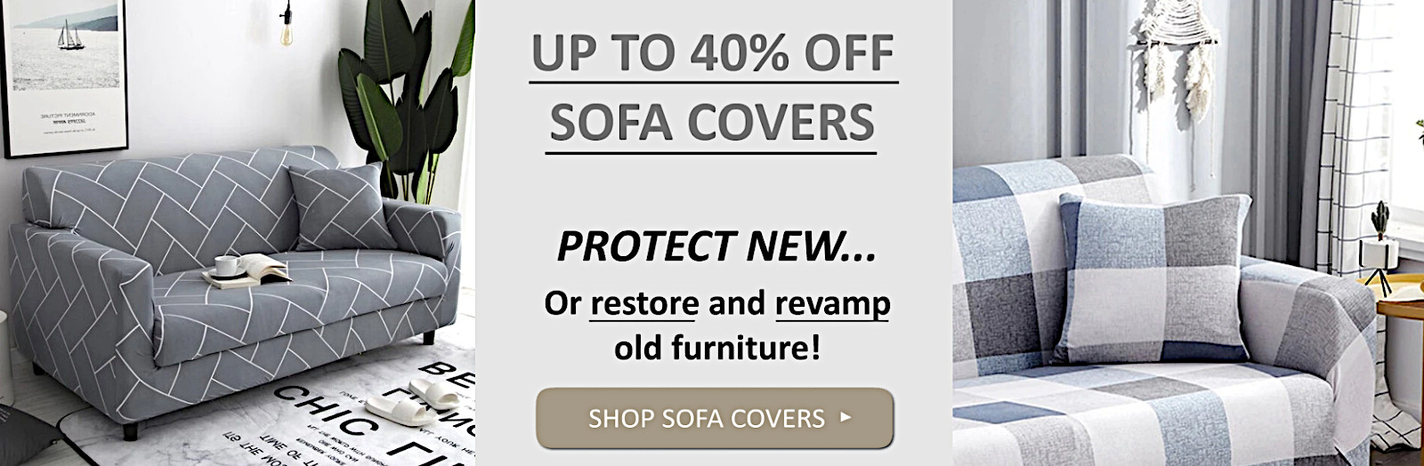 Cost-effective sofa covers