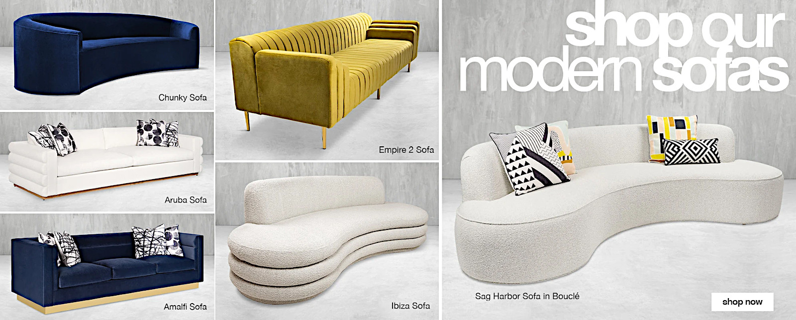 Low-priced modern sofas