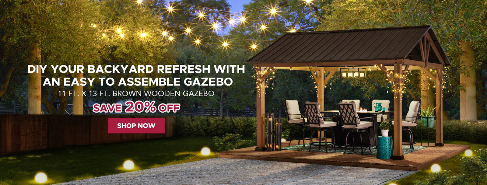 easy assemble gazebo special offer