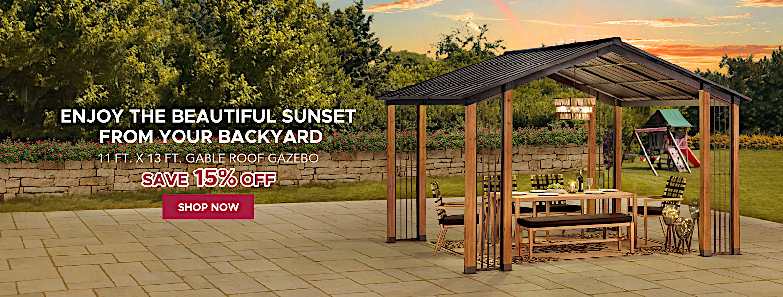 gable roof gazebo special discount