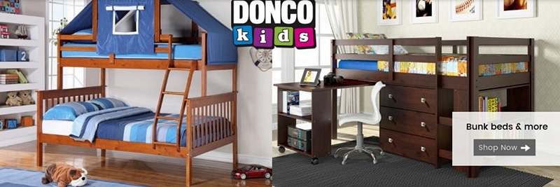 Donco Kids bunk beds promotional price