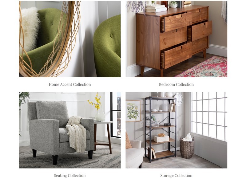Walker Edisons living room and home office sale