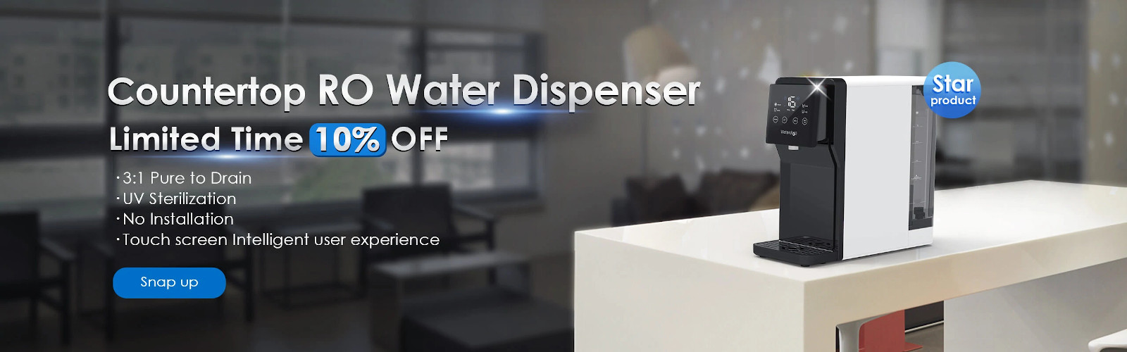 Countertop Reverse Osmosis Water Dispenser